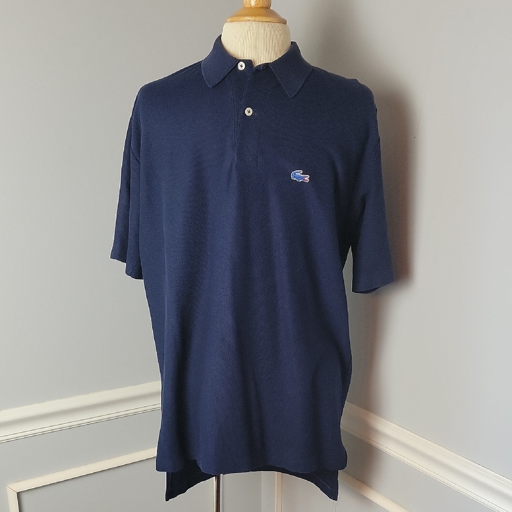 Lacoste Men's Navy Short Sleeve Polo Shirt